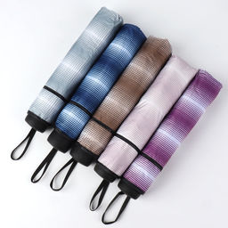 Зонт механический «Иллюзия», эпонж, 4 сложения, 8 спиц, R=48/55 см, d=96 см, МИКС