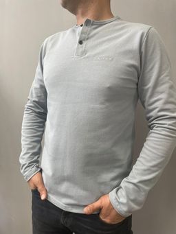 100% ХЛОПОК ПИКЕ Лонгслив мужской - Knitka wear фото 3