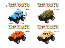 Внедорожник инерц. 11см (258-152) 4 вида в ассорт.