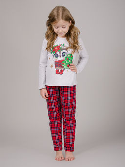 Пижама "ПД-77" сова, футер начес