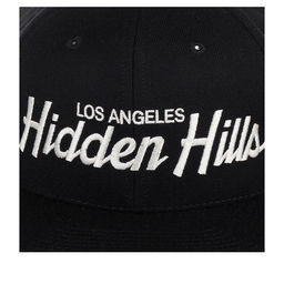 Бейсболка HOOD арт. 100-MWL001-CA005-BK Hidden Hills, CA (черный / белый)  фото 3