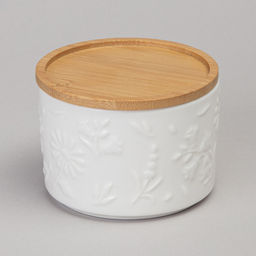 НАБОР БАНОК LEFARD FLOWERS STORY С ДЕРЕВ. КРЫШКОЙ 2 ШТ. 9*6,5 СМ 225 МЛ  фото 4