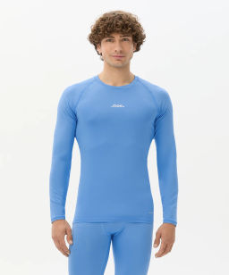 Футболка компрессионная с длинным рукавом JOGEL PerFormDRY Baselayer LS Tee, голубой  фото 8