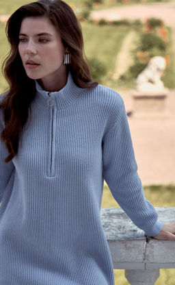 Платье Fine Joyce голубой хлопок с нейлоном фото 10