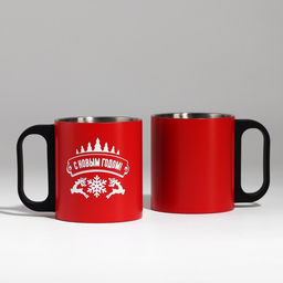 Подарочный набор Тёплого Нового года: термос 500 мл, кружка 2 шт.