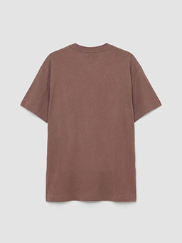 K?z ?ocuk Bisiklet Yaka Bask?l? Ti??rt