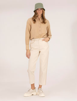 Bej Keten Kar___ml_ G_mlek - Pierre cardin фото 4