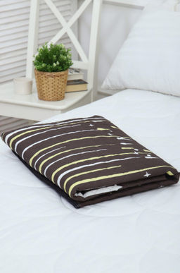 Покрывало-плед двухстороннее стеганое из полиэфирной ткани Полисатин Премиум 240Х212 N-Collection  фото 6