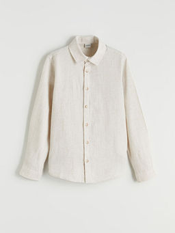 Erkek ?ocuk Keten Kar???ml? G?mlek