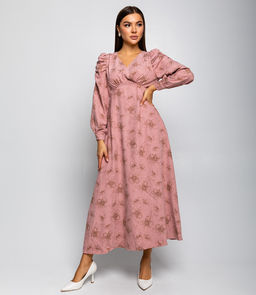 Платье #КТ6858 (1), пудровый