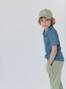 Футболка для мальчика поло, синий - Lesi kids фото 7