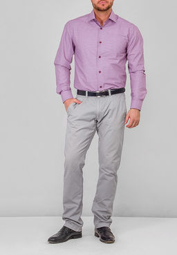 Сорочка мужская длинный рукав GREG 663/139/260/ZV/1  фото 4