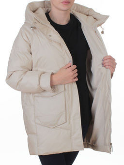 EB2819 LIGHT BEIGE Куртка зимняя женская (200 гр. холлофайбер)