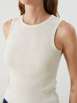 Bisiklet Yaka Ajurlu Kad?n Atlet