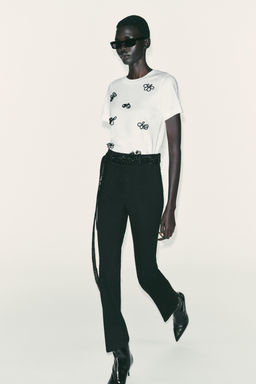 JEWEL BOW T-SHIRT - Zara фото 4