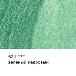 VISTA-ARTISTA Gallery VGWP Карандаш акварельный художественный заточенный 6 шт. 624 Зеленый кедровый (Cedar green)