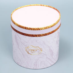 Набор шляпных коробок 3 в 1 Мрамор, 13 х 13 - 18 х 18 см - Дарите счастье фото 6