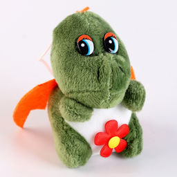 Подвеска Дракончик с цветочком, 9 см, цвет МИКС