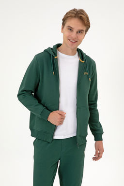 Erkek Koyu Ye_il _rme H_rka Sepette S_rpriz _ndirim