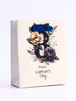 Цена за 2 шт. Пакет подарочный вертикальный С 8 Марта, S 12?15?5.5 см