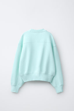 CONJUNTO SUDADERA Y PANTAL?N JOGGER / Turquesa - Zara фото 3