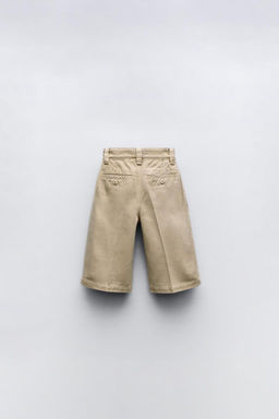 WIDE-LEG BERMUDA SHORTS - Zara фото 2