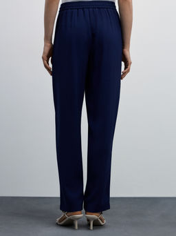 Брюки с защипами из вискозы / Zarina фото 4