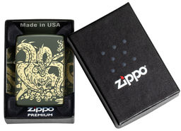 Зажигалка ZIPPO Дракон | Dragon Design 48907  фото 5