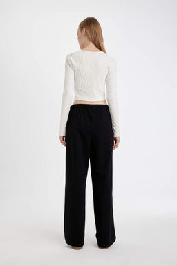 Длинные спортивные штаны прямого кроя - Defacto фото 6