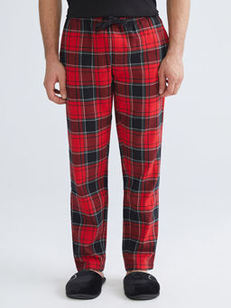 Standart Kal?p Ekose Erkek Pijama Alt