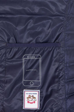 Женское темно-синее пальто - U.s. polo assn фото 7