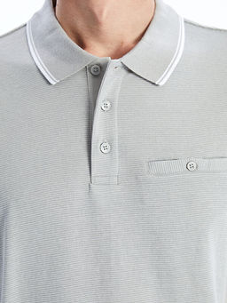 Polo Yaka K?sa Kollu Erkek Dokulu Ti??rt