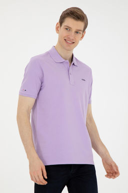 Мужская сиреневая базовая футболка - U.s. polo assn фото 10