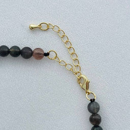 Бусы из Кошачьего глаза "Скаполит"