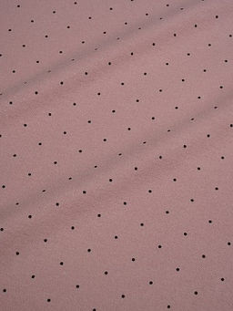 Теплый хлопок Черный горошек 1.5/20 цв.бруснично-серый винтаж, ш.1.5м, хлопок-100%, 150гр/м.кв