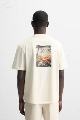 CONTRAST PHOTO PRINT T-SHIRT - Zara фото 3