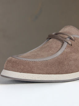 Мокасины 191.1607be. коричневый капучино замша