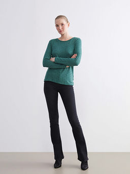 Bisiklet Yaka Puantiyeli Kad?n Body