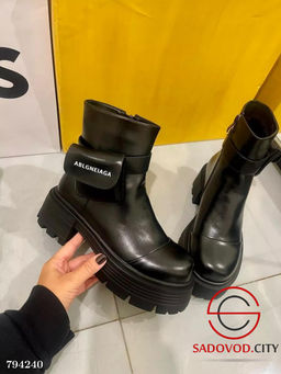 Ботинки из эко-кожи размер в размер