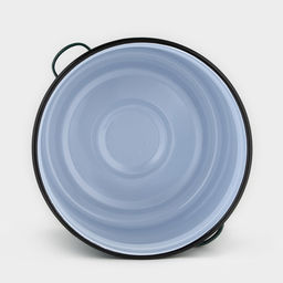 Бак эмалированный, 40 л, d=42 см, с крышкой, без декора, зелёный