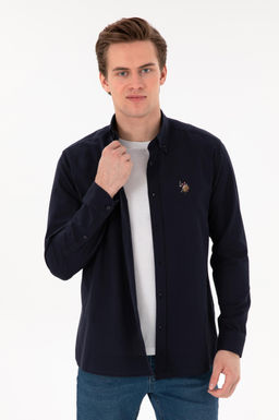 Erkek Lacivert Uzun Kollu Basic G_mlek Sepette S_rpriz _ndirim