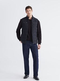 Standart Kal?p Dik Yaka Erkek ?i?me Yelek