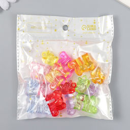 Декор для творчества пластик Единорожка, прозрачный, набор 8 шт., 3.44.11.1 см, МИКС - Арт узор фото 7