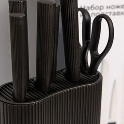 Набор ножей на подставке, 7 пр. JEWEL арт. ПС0006/7-16