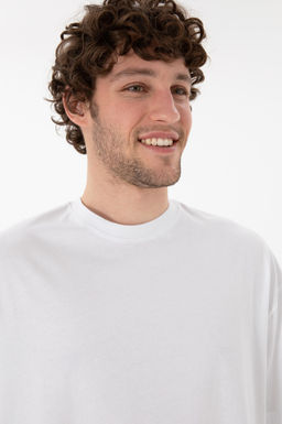 Erkek Long Fit Bisiklet Yaka Beyaz Basic Ti__rt Sepette S_rpriz _ndirim - U.s. polo assn фото 3