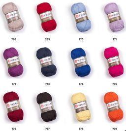 Цена за 5 мотков пряжи ECO-COTTON