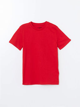 Bisiklet Yaka Basic K?sa Kollu Erkek ?ocuk Ti??rt