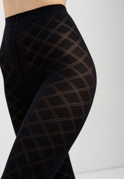 Колготки фантазийные CONTE TRAVEL Колготки с геометрическим рисунком nero - Conte elegant фото 8