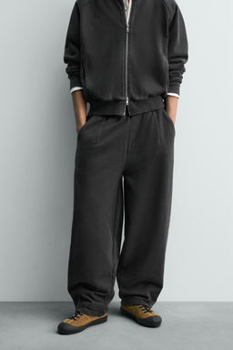 PANTAL?N JOGGER BALLOON FIT LAVADO LIMITED EDITION / Antracita oscuro - Zara фото 2