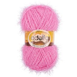 Пряжа ADELIA BRILLIANT 100% полиэстер 10 шт. х 50 г 90 м  5 м